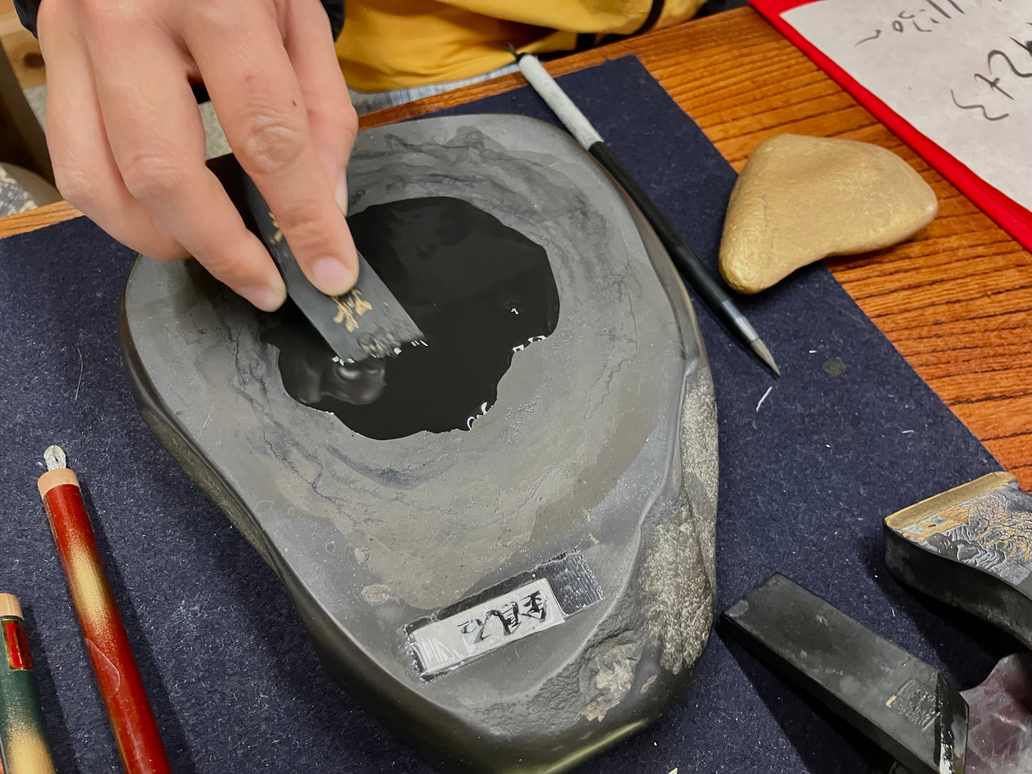 [Booking Request] Inkstone master craftsman experience
