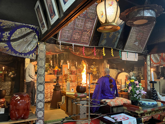 [Booking Request] Buddhist fire ceremony with chanting and taiko drum experience